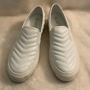 Macys Wild Pair leather platform slip ons size 9.5